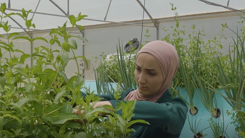 Jordanian farmer, Lina Madlboh