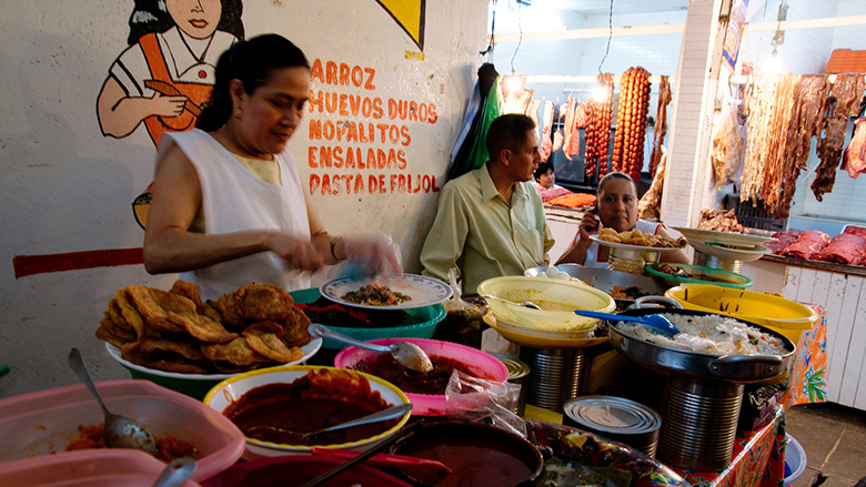 Market in Oaxaca, Mexico
